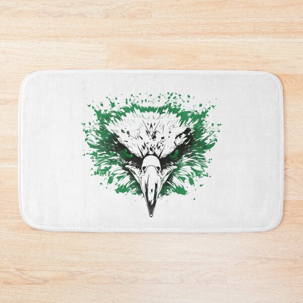 Item preview, Eagles Head Bleeding Green Distressed Football Sports Team Spirit designed and sold by RockTheFeal.