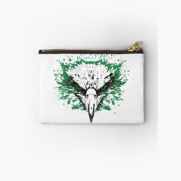 Item preview, Eagles Head Bleeding Green Distressed Football Sports Team Spirit designed and sold by RockTheFeal.