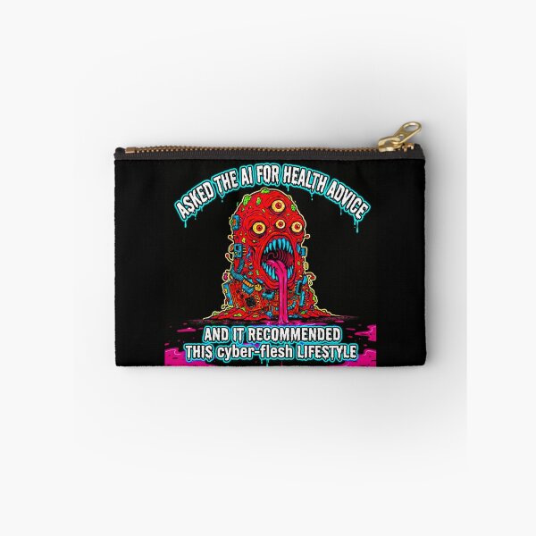 Item preview, Asked The AI For Health Advice - Cyber-Flesh Dystopia Art designed and sold by OmniaGlobal.