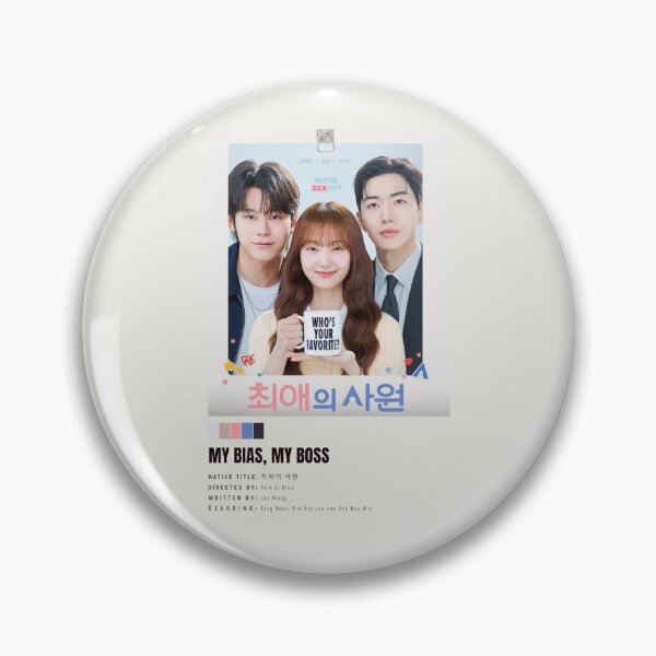 Item preview, My Bias, My Boss - Kdrama Poster designed and sold by Weird Unicorn.
