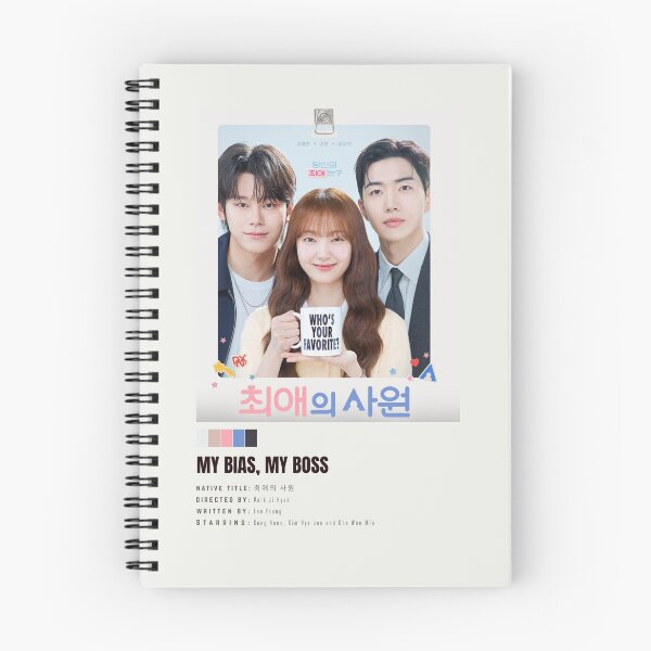Item preview, My Bias, My Boss - Kdrama Poster designed and sold by Weird Unicorn.