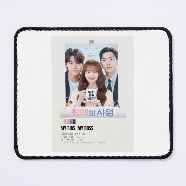 Item preview, My Bias, My Boss - Kdrama Poster designed and sold by Weird Unicorn.