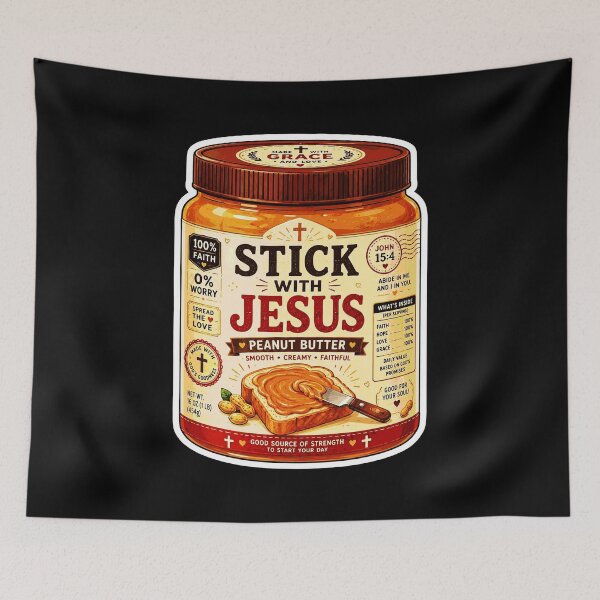 Item preview, John 15:4 Stick With Jesus designed and sold by plushism.