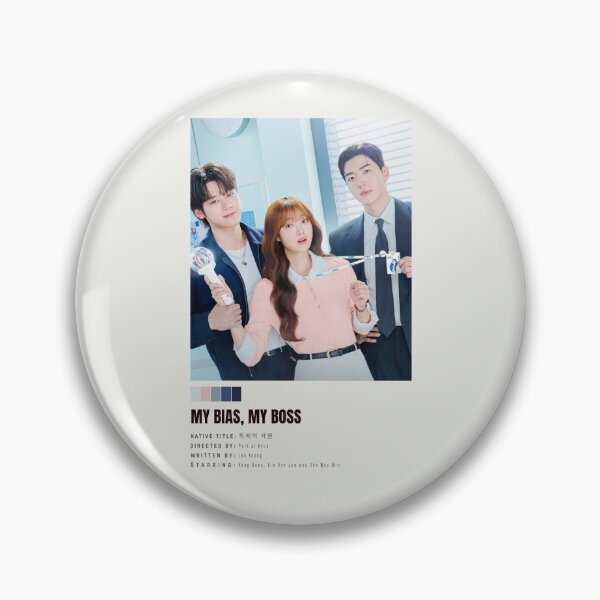 Item preview, My Bias, My Boss - Kdrama Poster 2 designed and sold by Weird Unicorn.