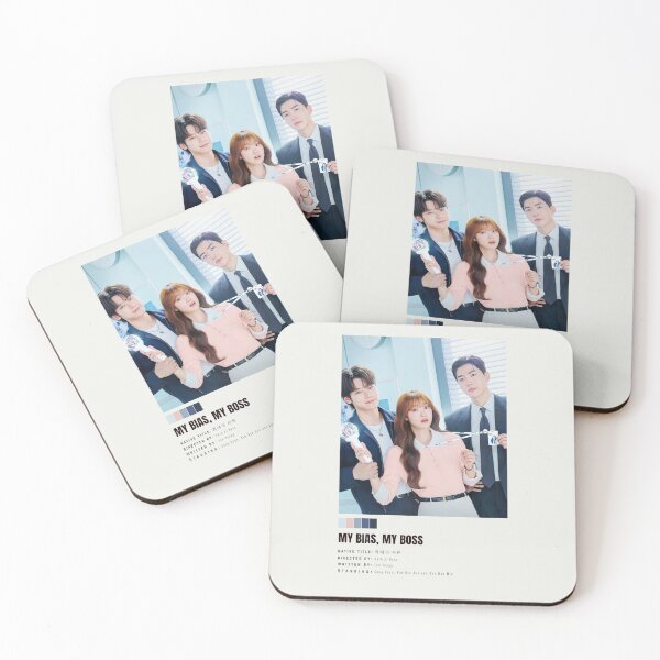 Item preview, My Bias, My Boss - Kdrama Poster 2 designed and sold by Weird Unicorn.