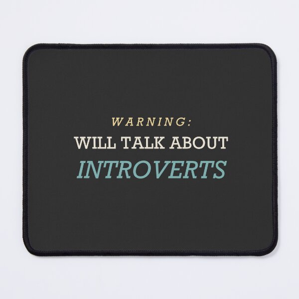 Item preview, Warning: Will Talk About Introverts - Introvert designed and sold by RetroThreadWorks.