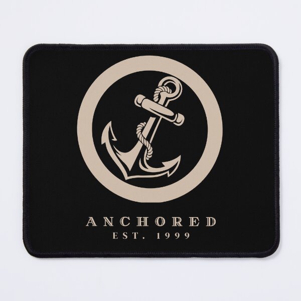 Item preview, Minimalist Anchored Nautical Retro Varsity Blue designed and sold by XelaStore.