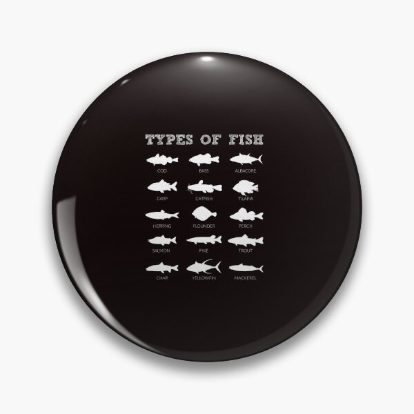 Item preview, Types of Fish Species Chart Fisherman Fishing Lover designed and sold by ImeldaSparks.