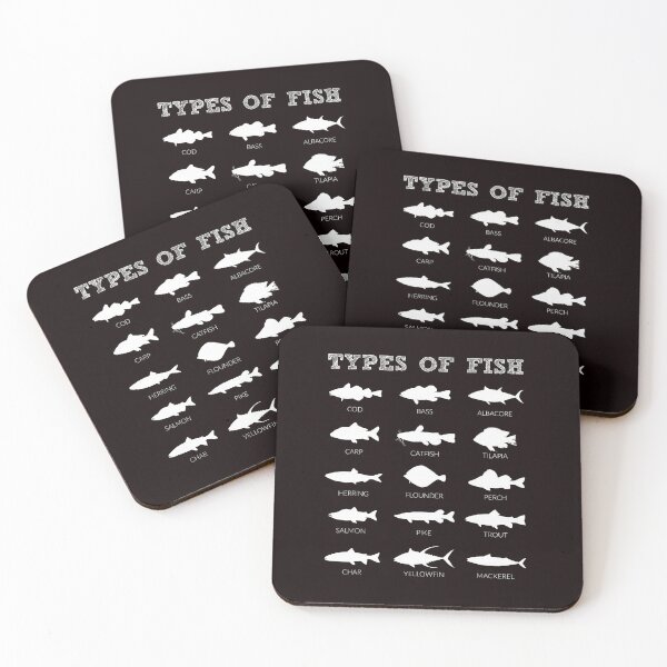Item preview, Types of Fish Species Chart Fisherman Fishing Lover designed and sold by ImeldaSparks.