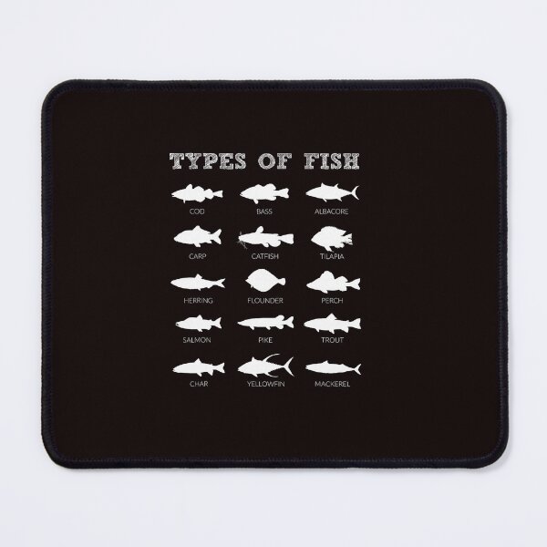 Item preview, Types of Fish Species Chart Fisherman Fishing Lover designed and sold by ImeldaSparks.