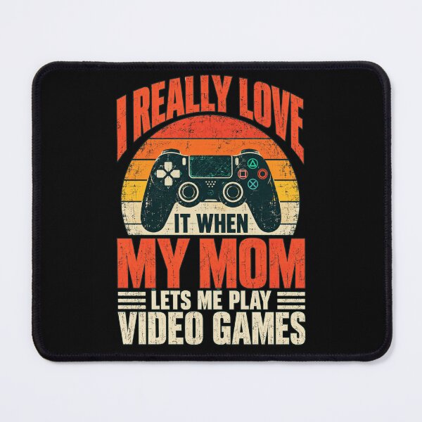 Item preview, gaming mom loves video games retro controller graphic designed and sold by ROUX-ART.