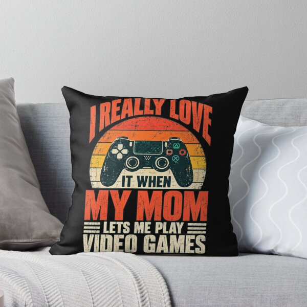 Item preview, gaming mom loves video games retro controller graphic designed and sold by ROUX-ART.