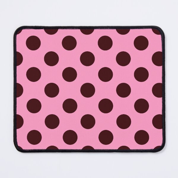 Item preview, Large burgundy polka dot on pink designed and sold by Nolan6.
