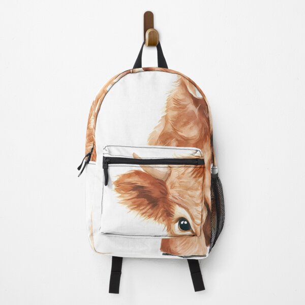 Item preview, Cute Highland Cow Baby – Fluffy Highland cow in watercolor style designed and sold by Artdavesalzburg.