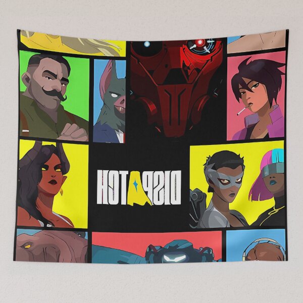Item preview, Futuristic Anime Character Montage designed and sold by haroldchoffm.