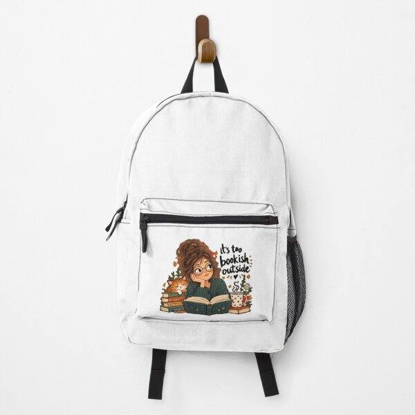 Item preview, It’s Too Bookish Outside – Funny Book Lover Reading Design designed and sold by CutieGalore.