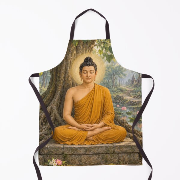 Item preview, Buddha Avatar of Vishnu - Bodhi Tree Meditation Art designed and sold by Homyar.