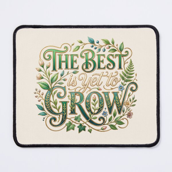 Item preview, The Best Is Yet to Grow – A loving family saying for parents and children designed and sold by Girih.