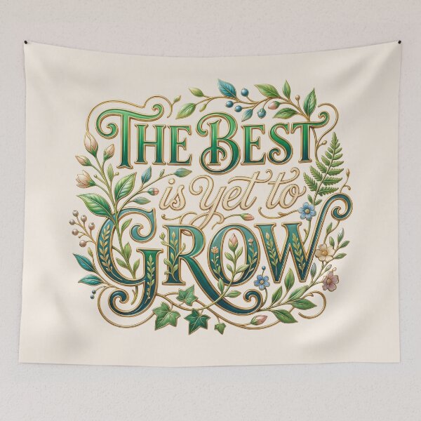 Item preview, The Best Is Yet to Grow – A loving family saying for parents and children designed and sold by Girih.