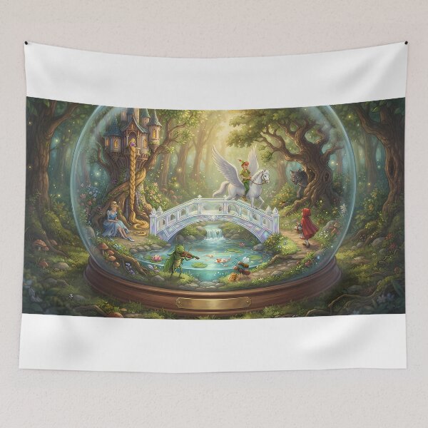 Item preview, Magical Fairytale Globe Enchanted Forest Fantasy Art designed and sold by AfresStudio.