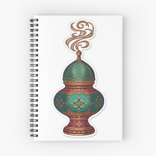 Item preview, Arabian Lantern & Incense Burner Heritage Illustration designed and sold by Yaqon.