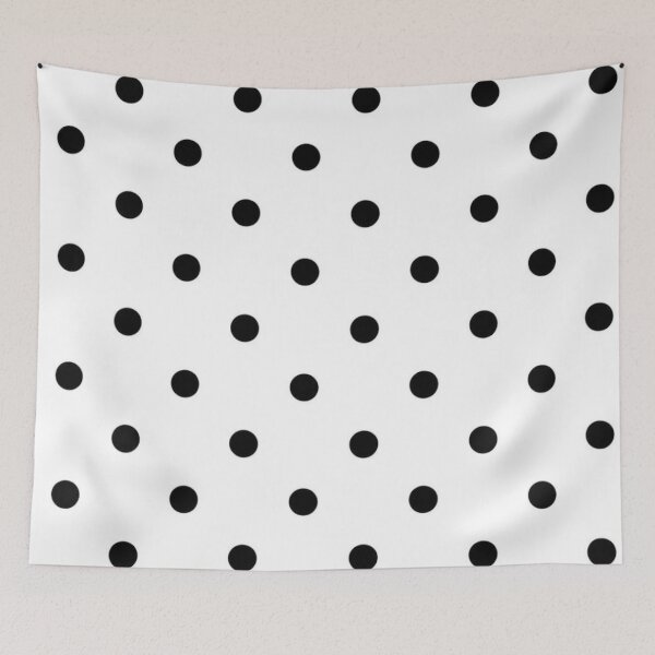 Item preview, White and Black Polka Dot 2026 Polka Dots Trend Pattern / Best Selling 2026 Tiktok Trend Aesthetic Girl Y2k Coquette Pinterest Girl Mini Dress / Top / Phone Case / Black and White designed and sold by TeenLake.