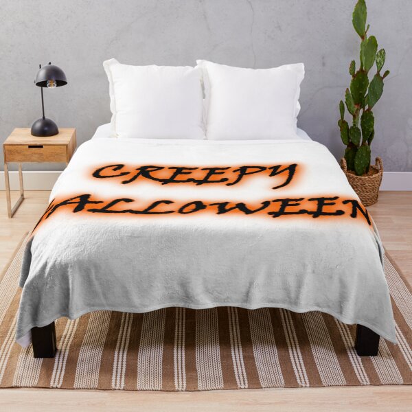 Item preview, Creepy halloween black typography designed and sold by natalik2024.