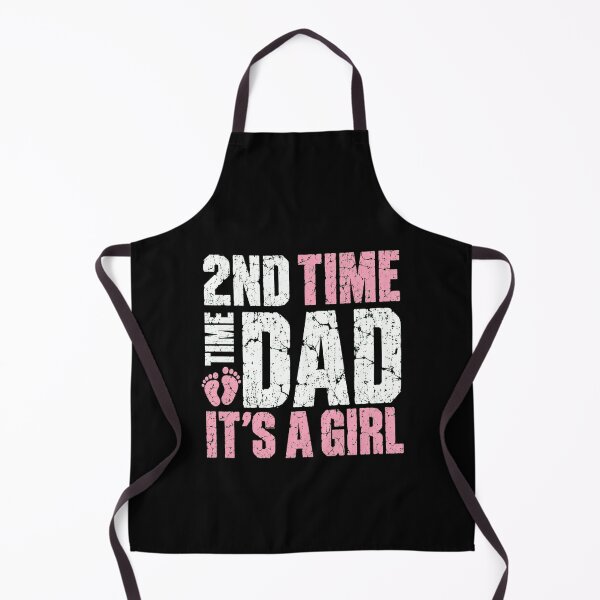 Item preview, girlfriend 2nd time dad its a girl pink distressed quote designed and sold by ROUX-ART.