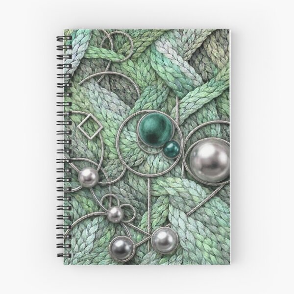 Item preview, Abstract seafoam woven pattern designed and sold by KingsArtworx 2.