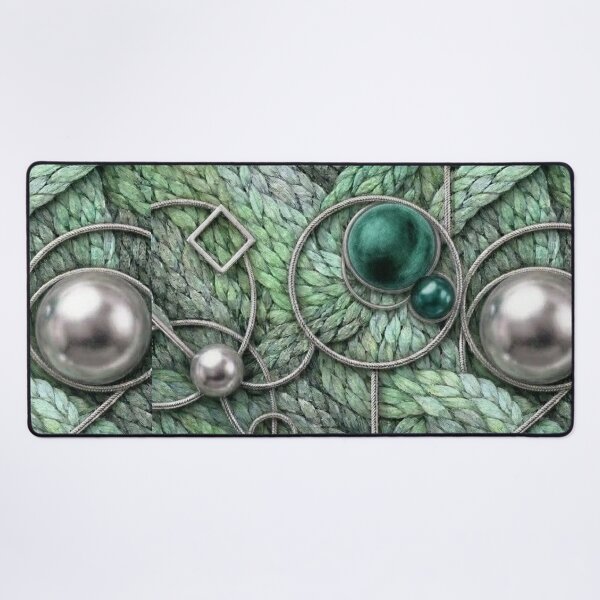 Item preview, Abstract seafoam woven pattern designed and sold by KingsArtworx 2.