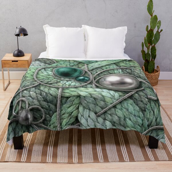 Item preview, Abstract seafoam woven pattern designed and sold by KingsArtworx 2.
