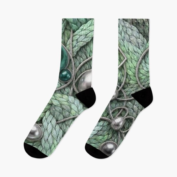 Item preview, Abstract seafoam woven pattern designed and sold by KingsArtworx 2.