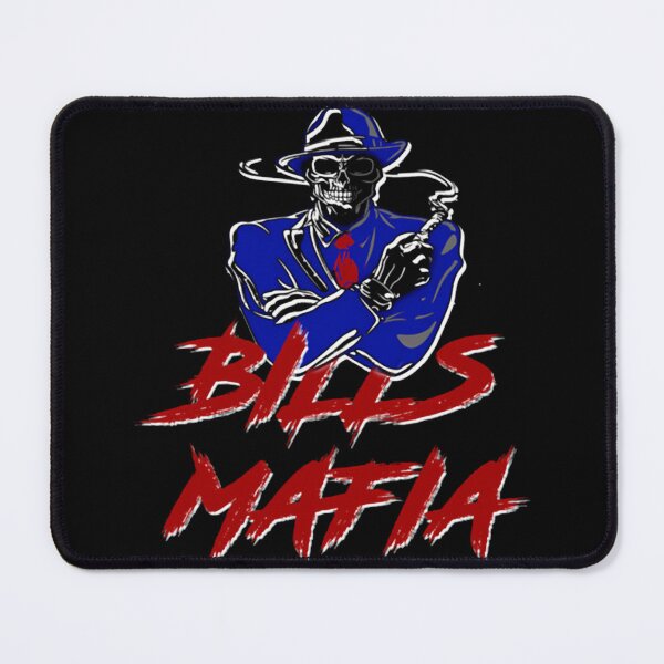 Item preview, Bills Mafia Blue Bison Gangster Red Brush - Buffalo Bills designed and sold by TinaQuentin.