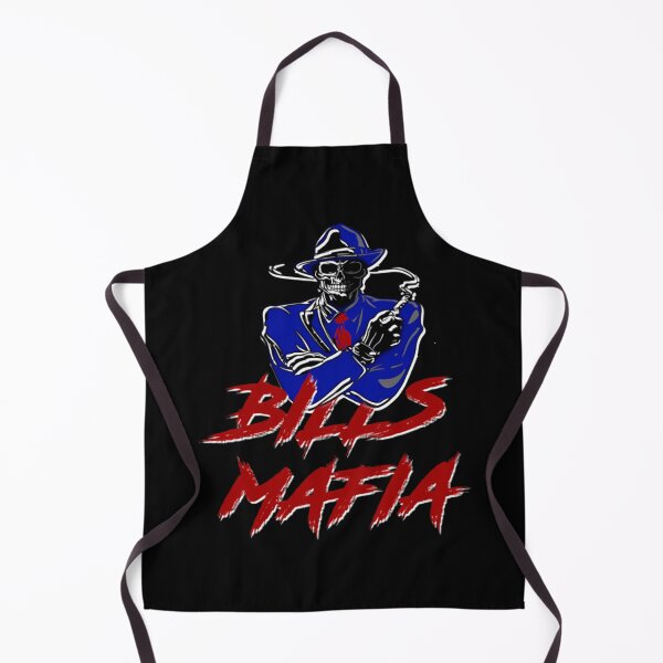 Item preview, Bills Mafia Blue Bison Gangster Red Brush - Buffalo Bills designed and sold by TinaQuentin.