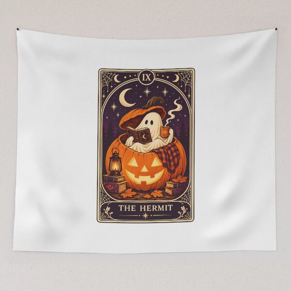 Item preview, Hermit Ghost Tarot Reader Halloween designed and sold by chattsuede.