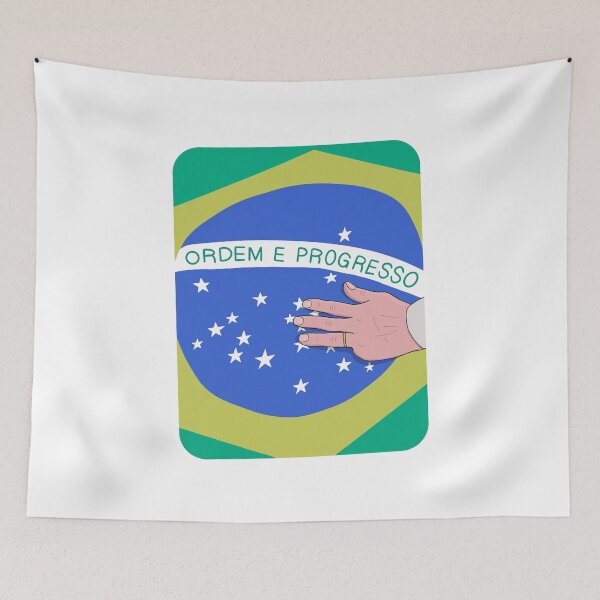 Item preview, Brazil Flag and Lula´s Hand - Patriotic Brazilian designed and sold by shopdiego.