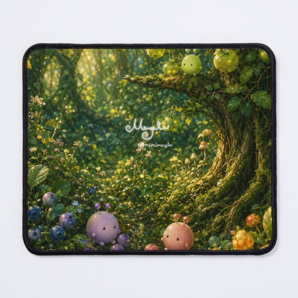 Item preview, ✫ Colourful Fruit Spirits in the Deep Green Mergle Forest ✫ designed and sold by ✫ Mergle ✫.