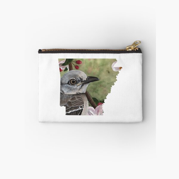 Item preview, Arkansas state icons Mockingbird and  Apple Blossom designed and sold by TheWaterBirds.