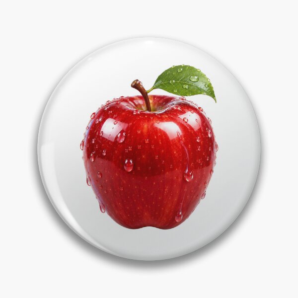 Item preview, Fresh Juicy Red Apple with Water Drops designed and sold by SmallDart Creations.