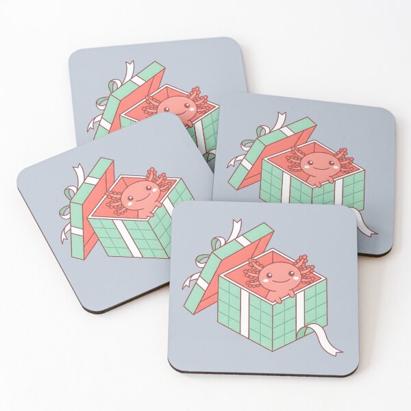Item preview, Funny Axolotl Surprise Christmas Gift Box Minimalist designed and sold by bard-art.