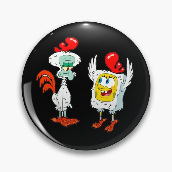 Item preview, SpongeBob and Squidward in Rooster Costumes  designed and sold by totoro-1988.