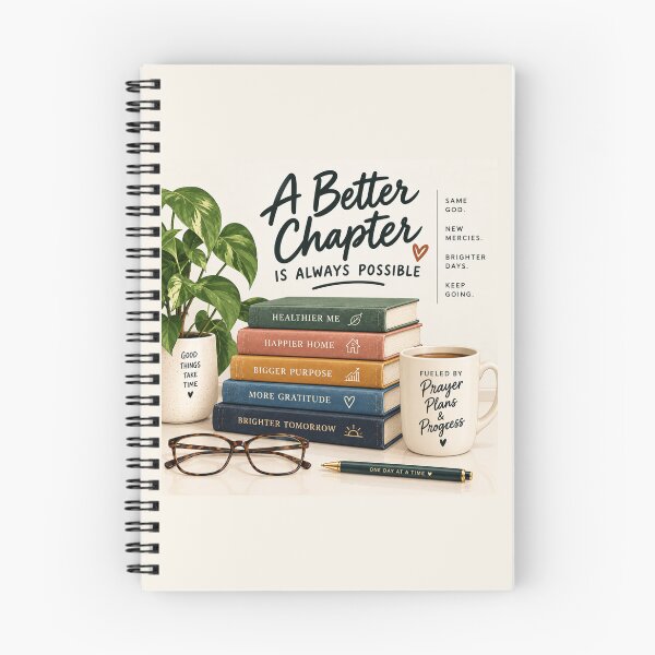 Item preview, A Better Chapter Is Always Possible | Christian Inspirational Wall Art designed and sold by astersgraphics.