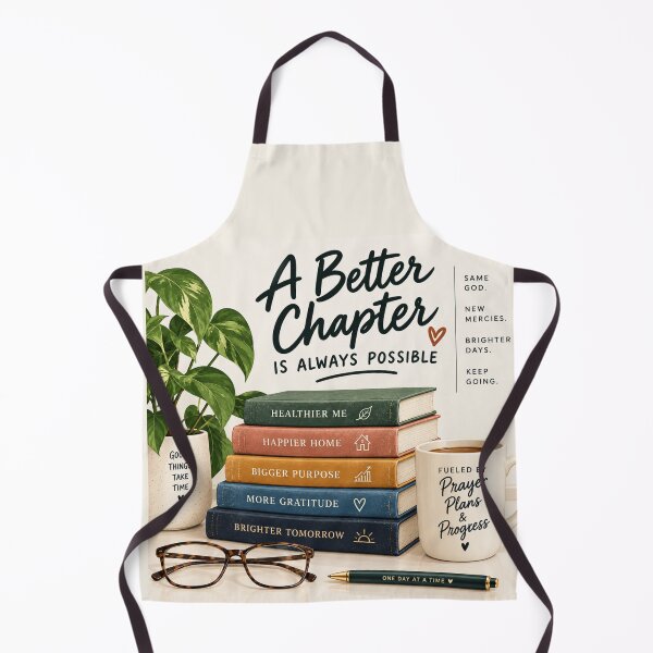 Item preview, A Better Chapter Is Always Possible | Christian Inspirational Wall Art designed and sold by astersgraphics.