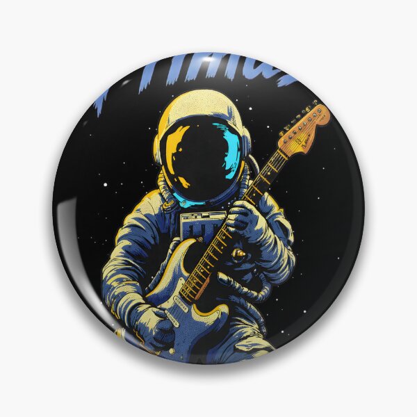 Item preview, Astronaut Guitarist Primuss Space Rock designed and sold by ZenobiaKingsley.