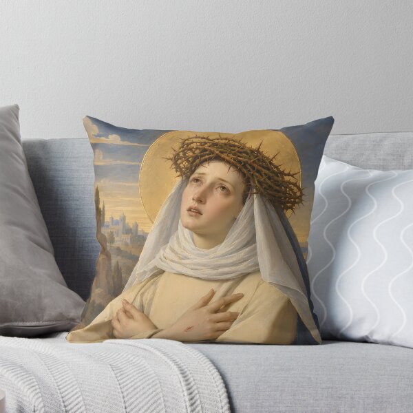 Item preview, Saint Catherine of Siena - Classic Renaissance Sacred Art Painting designed and sold by Crux Fidelis.