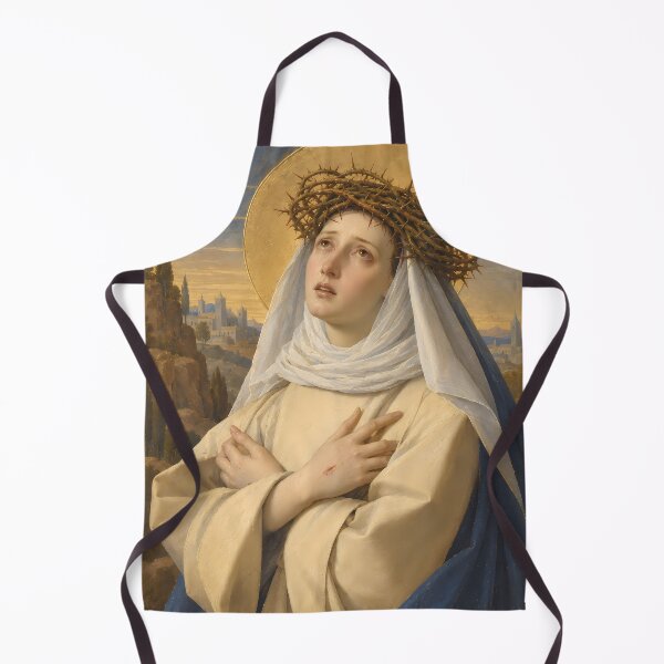 Item preview, Saint Catherine of Siena - Classic Renaissance Sacred Art Painting designed and sold by Crux Fidelis.