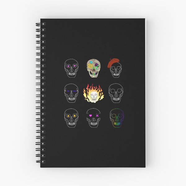 Item preview, Flaming and Floral Skull Collection designed and sold by laxmanrajart.
