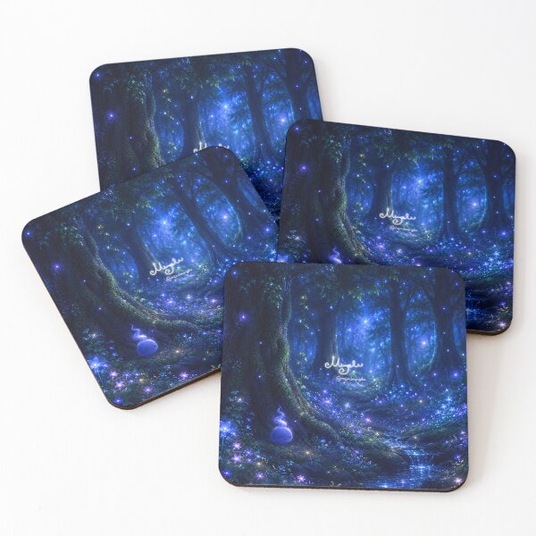 Item preview, ✫ Shadie Resting Among Glowing Night Flowers in Mergle Forest ✫ designed and sold by ✫ Mergle ✫.