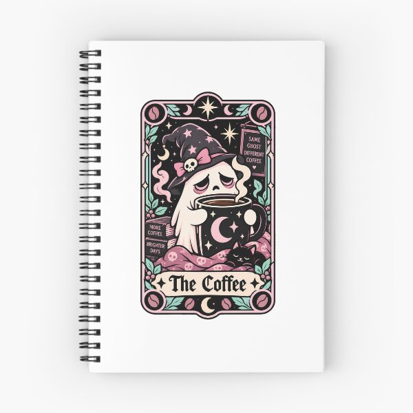 Item preview, Tired Ghost Coffee Cup Witch Introvert Life designed and sold by chattsuede.