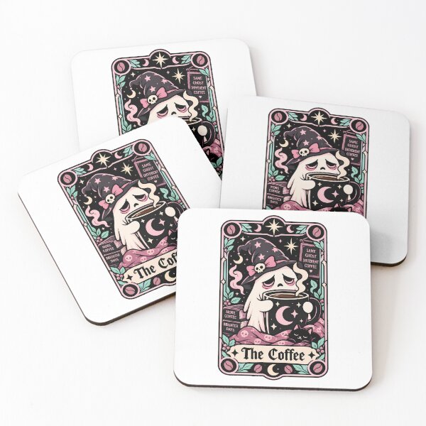 Item preview, Tired Ghost Coffee Cup Witch Introvert Life designed and sold by chattsuede.